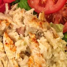 Learn how to make our delicious creamy chicken and rice bake recipe with our simple and easy to follow step by step preparation and cooking mix cream of mushroom soup,water,rice,onion powder and black pepper in shallow 2 qt (2 l) baking dish. Chicken Rice Casserole Norine S Nest