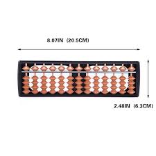 Worksheets are the japanese abacus, the soroban abacus handbook, the teachers views on the teachers views on soroban abacus training. 13 Digit Rods Standard Abacus Soroban Chinese Japanese Calculator Counting Tool 8 Walmart Com Walmart Com