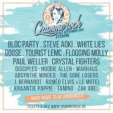 Sep 08, 2016 · crammerock is een tweedaags, complexloos duurzaam muziekfestival dat wordt georganiseerd tijdens het eerste weekend van september in stekene, gelegen in vlaanderen tussen. Crammerock On Twitter Meer Namen Met O A Steve Aoki White Lies Goose Tourist Lemc En Crystal Fighters Tickets Te Koop Vanaf 13 Uur Https T Co Wkguenkoen Https T Co 6ludluygv5