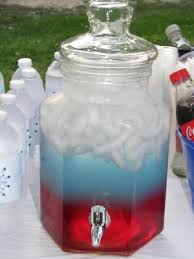 4th Of July Punch Cranberry Juice Blue Gatorade Frost And 7 Up By Joanne Patriotic Food 4th Of July Party July Party