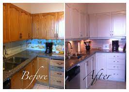 Oak Cabinets Painted Benjamin Moore Silver Satin Oc 26 Kitchen Cabinets Kitchen Cabinet Trends Kitchen Cabinet Remodel