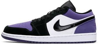 Nike Air Jordan 1 Low White Black Court Purple Air Jordan 1 Low Court Purple 553558 125 2020 In 2020 Air Jordans Jordan 1 Low Jordan 1