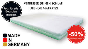 Optimal sind schlafsofas, die einen integrierten lattenrost besitzen. Matratze Fur Sofabetten Mit Express Bettfunktion 10072 Made In Germany