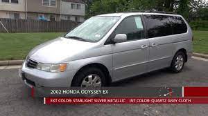 The honda odyssey is a minivan manufactured by japanese automaker honda since 1994, marketed in most of the world and currently in its fifth generation in japan. 2002 Honda Odyssey Ex Walkaround Review And Test Drive Youtube