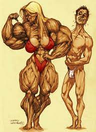 Muscular woman saves man and wants his dick in repay - bigdicks.pics