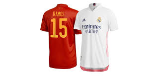 Camiseta sergio ramos real madrid 2021 2020 producto oficial blancos 4. Sergio Ramos Kits For Real Madrid And Spain Footballkit Eu