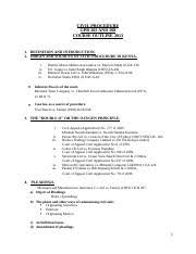 Separate court system and rules of procedure. Civil Procedure 2 Pdf Civil Procedure Gpr 208 Module Ii Evening Lecture Notes By Dr Kariuki Venue Sheria Hall These Notes Have Been Prepared By Joseph Course Hero