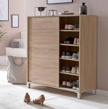 Costway schuhbank mit sitzfläche, schuhregal holz, schuhkommode schuhablage schuhschrank aufklappbar, sitzbank. Finebuy Schuhschrank Sv51780 Holz 100x108x37 5 Cm Ablage Hoch Design Schuhstander Gross 20 Paar Schuhe