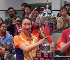 Best liu juan in action in the women's table tennis third round. Nyisc July 15th 2018 Tournament Congratulations