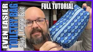 Tri-Fold Toiletry Bag Sewing Pattern by Scratch and Stitch