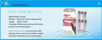 Regular application will give you whiter teeth. New Innovative Products Oral Care Super Teeth Cleaning Strips