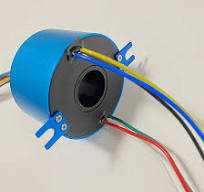 Taidacent Through Hole Conductive Rotary Slip Rings Electrical Brush Ring  Rotating Electrical Connector Slip Ring Inner Diameter 20mm 6 Wires 10A)
