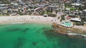 See travel video and drone video. Aerial Drone Footage Of Ocean Waves On A Busy Kings Beach Caloundra Australia By Mvaligursky