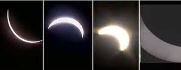 Peristiwa ini terjadi ketika matahari, bulan, dan bumi berada pada satu garis lurus. Menakjubkan Video Detik Detik Gerhana Matahari Total 9 Maret 2016 Merahputih