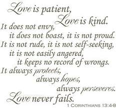 Love Always Hopes Always Perseveres Love Is Patient Love Never Fails Quotes