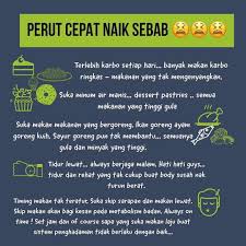 Sebab Perut Mudah Buncit Kena Check Pengambilan Makanan Harian Kita Stuff To Buy