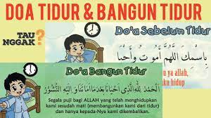 Doa Sebelum Bangun Tidur Sesuai Sunnah Doa Tidur Belajar
