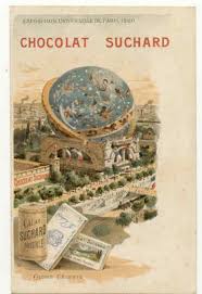 Chocolat Suchard Featuring Les Globe Celeste From 1900 Exposition Universelle 1900 Exposition Universelle Chocolat Suchard