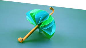 How To Make Origami Umbrella Easy Origami For Kids Diy Ideas Origami Easy Origami Umbrella 5 Minute Crafts Videos