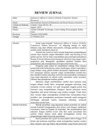 Maka sebelum kita menerbitkan ke jurnal internasional yang terindex scopus. Review Jurnal Adalah