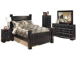 Ashley Shay 5pc Queen Poster Bedroom Set With Chest In Black See This Great Product This Is An Aff Bedroom Set Bedroom Sets Ashley Bedroom Furniture Sets