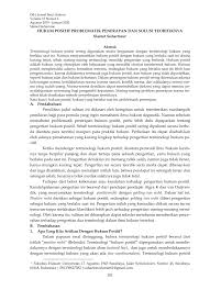 Pdf Hukum Positif Problematik Penerapan Dan Solusi Teoritiknya