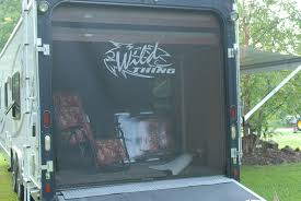 Fits 5th wheel toy haulers with 8 foot door and existing patio rail system; Rzr Toy Haulers Page 2 Polaris Rzr Forum Rzr Forums Net