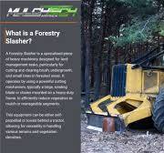Forestry Slasher | Mulchtech - Mulchers | 0439 666 535 ...