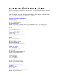 Our shield gives you the peace of mind that a protective barrier keeps the bugs from entering the area where you and your family live, sleep and prepare food. Http Www Birc Org Ecowise 20certified 20prac Pdf