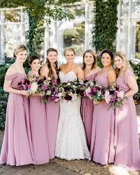 Mauve Pink Bridesmaid Dresses And Pretty Wedding Bouquets 44 Long Bridesmaid Dresses That You Will Absolu Bridesmaid Dress Colors Mauve Bridesmaid Bridesmaid
