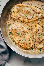 Skillet Chicken In Balsamic Caramelized Onion Cream Sauce Recipe Little Spice Jar Recipe Creamy Chicken Recipes Recipes Chicken Recipes