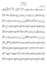 Linkin Park Numb Sheet Music For Alto Saxophone Download Free In Pdf Or Midi Linkin Park Music Chords Sheet Music