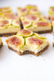 Honey And Fig Cheesecake Bars Recipe Fig Recipes Fig Dessert Fig Recipes Dessert