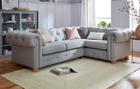 Corner couches in various leather or fabric styles. Corner Sofas In Both Leather Fabric Dfs