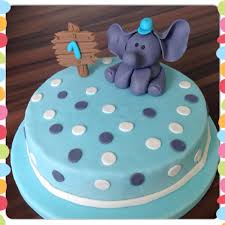 Elefant Fondant Torte 1 Geburtstag Elephant Cake Kindergeburtstagstorte Elefanten Kuchen Torten