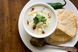 Buttermilk Potato Soup With Bacon And Roasted Jalapeno Recipe On Yummly Potato Bacon Soup Potato Soup Roasted Jalapeno