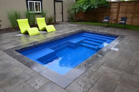 Sweet Little 8 X 16 Fibreglass Pool And Patio Landscape Design By Melanie Rekola Pool By Blue Diamond Pools
