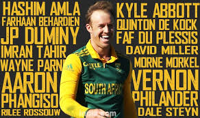 South african cricket team celebrate their victory against sri lanka, during the final day of the first cricket test between south africa and sri lanka in pretoria. Team South Africa For Icc Cricket World Cup 2015 Team Profiles And Full Squad List Of South African Players For Icc Wc 2015 India Com