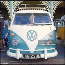 Image result for Dove Blue 1950 VW Bus