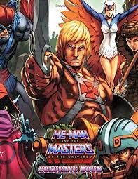 He man and the masters of the universe. Amazon Com He Man And The Masters Of The Universe Coloring Book Great Coloring Book For Kids Teens Adults Giant 50 Coloring Pages With High Quality Images 9798663142533 George Bauch Books