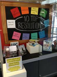 Happy New Year Have You Made Any Resolutions For 2015 Our Display At The Central Library Is Here To Help Library Book Displays Book Display Library Displays