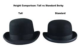 Tall Derby Black Wool Hats For Men Black Wool Popular Hats