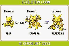 evolve evolve kadabra