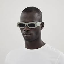 BRAND NEW Gucci GG1426S 004 Solid Sage Brown Unisex Rectangle Sunglasses