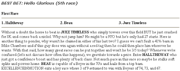 Equibase Daily Racing Form Edition