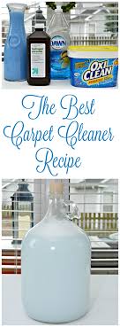 carpet cleaner recipe to clean carpets