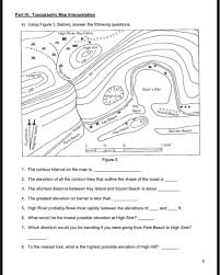 solved: part ii topographic map