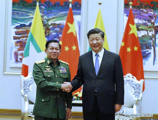 Xi meets with Myanmar commander-in-chief of defense services - Xinhua | English.news.cn