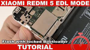 Youtube link for the complete process at the end step to get edl on redmi note 5 pro 1. Xiaomi Redmi 5 Tutorial Enter Edl Mode Flash With Locked Bootloader Youtube