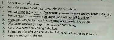Beberapa nabi disebut dengan ulul azmi. Tolong Bantuannya Aku Tanya Pasti Ngga Ada Yg Jawab Padahal Udah Ada Tambahan Poin Nya Plis Ya Brainly Co Id